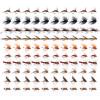 Goture 100pcs Fly Fishing Flies Kit - Fly Fishing Lures Assortment for Bass, Trout, Salmon & Pike - Dry, Wet, Streamers & Nymphs - Gift view 1