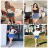 Mancreda Women Denim Cargo Skirt Mini Low Waist Button Bodycon Y2K Flap Pockets Skirts(BL,S) view 4