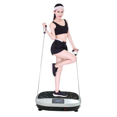 HAIZON Fitness Vibration Plate 330LBS Loading, Whole Body Shaper Oscillating Vibration Platform Fitness Plate with Resistance Bands for Home Lose
