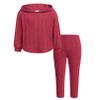 Arshiner Girl's Fall Outfits Kids' 2 Piece Outfits Rib-Knit Sweatsuits Cute Pullover Sweatshirt and Sweatpants Kids Tracksuits