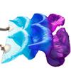 Pulcykp Silky Belly Dance Fans 1 Pc Handmade Dance Long Fan Chinese Dance Fans Multicolor view 2
