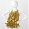 Yruioon Girls Sparkly Sequins Latin Jazz Dance Dress Leotard Modern Ballet Salsa Rumba Stage Performance Costume Gold 12 Years view 2