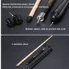 WLONK billiards house cues Maple Pool Cue 57 Inch Kick-Off Stick, 1/2 Split Pool Cue Stick 19.5Oz, Short Punch Billiard Pool Cue 13Mm Tips Adult Apply to Black Eight/Nine Balls,4-Hole Rod Barrel Set(C view 3