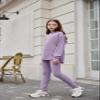 Arshiner Girl's Sweaters Set 2 Piece Outfits Rib-Knit Sweatsuits Cute Pullover Sweatshirt and Sweatpants for 5-6 Years view 2