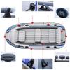 OLOTU Touring Kayak Outdoor Inflatable Kayak Drift Boat Inflatable Boat Adult Adventure Canoe PVC Widened Thickened Material with Aluminum Paddle Thicken view 4