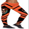 Sister Amy Women's Digital Skull Printted Ankle Elastic Tights Leggings Skull in Orange X-Small view 2