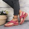 Ladmiple Beach Sandals For Women Dressy Summer Women Flip Flops Sandals Summer Casual Wedge with Arch Support Comfortable Platform Shoes Flower Thong Sandals for Women view 2