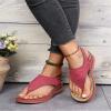 Ladmiple Beach Sandals For Women Dressy Summer Women Flip Flops Sandals Summer Casual Wedge with Arch Support Comfortable Platform Shoes Flower Thong Sandals for Women view 4