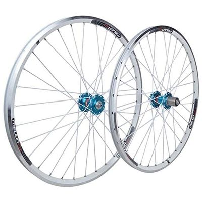 ZECHAO 26" Alloy Mountain Bike Wheel,32H Double Wall Bike Rims Disc V- Brake Quick Release Front 2 Rear 4 Palin 8 9 10 Speed Wheelset