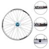 ZECHAO 26" Alloy Mountain Bike Wheel,32H Double Wall Bike Rims Disc V- Brake Quick Release Front 2 Rear 4 Palin 8 9 10 Speed Wheelset view 3