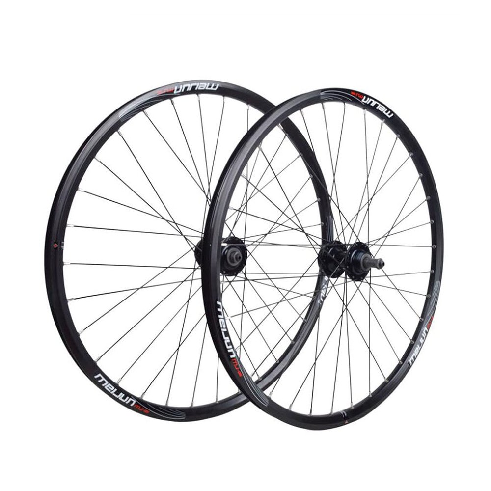 ZECHAO 20/26 inch Bike Wheel Set,Double-Walled Aluminum Alloy disc Brake Quick-Release Bike Rim 7 8 9 Speed Cassette 32 Holes Wheelset (Color : 26inch)