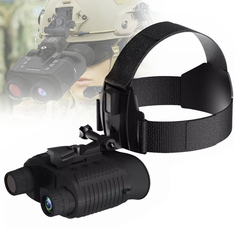 Night Vision Binoculars, Helmet Night Vision Goggles, Hunting Night Vision Scope, 300M/985Ft Range for Hunting Surveillance, 1080P 3M Sensor with 32G Memory Card