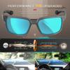 ATTCL Polarized Fishing Sunglasses Men: Lightweight Wrap-Around UV400 Protection Secure Fit for Driving Cycling Running Sports 2238 touhui-blue view 3