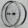 ZECHAO 700C Road Bike Wheelset,Double Wall Rim 30MM Bike Front Rear Wheel Brake Sealed Bearing Hub C/V Rim Brake 7-11 Speed Wheelset (Color : Yellow, Size : 700C) view 1