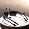 ATTCL Polarized Fishing Sunglasses Men: Lightweight Wrap-Around UV400 Protection Secure Fit for Driving Cycling Running Sports 2238 Black-Gray view 4