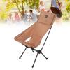 TITA-DONG Camping Moon Chair, Portable Moon Chair with Carry Bag, Camping Backpacking Chair, Foldable Lightweight Sofa Chair with Soft Padded Seat for Hiking Camping Fishing Picnic (Sand Color) view 4
