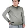ZIMEGO Mens Long Sleeve T-Shirt - Vintage Casual Basic Tees for Men, Green, Medium view 2