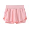 Toddler Kids Girls Fashionable Casual Tennis Fitness Yoga Running Sports Pockets Shorts Skirts Dance (Pink, 8-9 Years) view 1