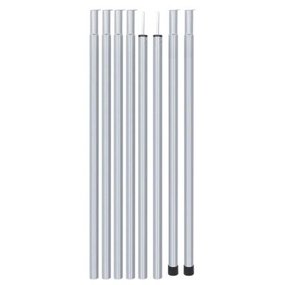 NDNCZDHC Tent Support Rod, 8PCS Portable Steel Corrosion Resistant Folding Adjustable Awning Rod, Outdoor Sandbeach Tent Support Pole Accessory(1.8M)
