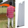 NDNCZDHC Tent Support Rod, 8PCS Portable Steel Corrosion Resistant Folding Adjustable Awning Rod, Outdoor Sandbeach Tent Support Pole Accessory(1.8M) view 2