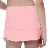 Toddler Kids Girls Fashionable Casual Tennis Fitness Yoga Running Sports Pockets Shorts Skirts Dance (Pink, 10-11 Years) view 2