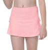 Toddler Kids Girls Fashionable Casual Tennis Fitness Yoga Running Sports Pockets Shorts Skirts Dance (Pink, 10-11 Years) view 3