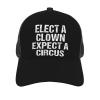 Nevfugo Elect A Clown Expect A Circus Mesh Baseball Cap for Women Men Summer Sports Hats Breathable UV Protection Caps Black view 2
