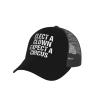 Nevfugo Elect A Clown Expect A Circus Mesh Baseball Cap for Women Men Summer Sports Hats Breathable UV Protection Caps Black view 4