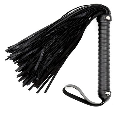 Horse Whip Flogger for Couples Black Riding Flogger for Horse Equestrian Paddle Horse Whip 23 inch