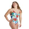 ARENA U Back All Over Women's Fashion One Piece Swimsuit - Stylish Women's Bathing Suit for Beach and Pool - Cute, Full Coverage, and Ideal for Women's Athletic Swimwear,Low Cut-MARTINICA Multi view 1