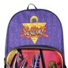 Bioworld Yu-Gi-Oh! 16" Molded Backpack Battle Ready Yugi Dark Magician Black Luster Soldier Character Travel Backpack view 2