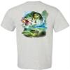 FAIR GAME Bucket Mouth Bass T-Shirt Largemouth Bass Fishing Graphic-Ash-M view 3