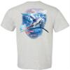 FAIR GAME Broadbill Swordfish Slasher T-Shirt Saltwater Sport Fishermen Fishing Graphic-Ash-S view 3