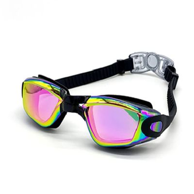OM EZMart Swim goggles raised nose bridge Silicone free anti fog of swimming goggles for Men and Women