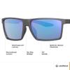 Leupold DeSoto Performance Eyewear with Dark Gray Frames and Blue Mirror Lense view 3