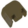 NDZ Performance Rear Slide Cover Plate for Glock Gen 1-4 9MM .40 S&W .357 SIG 10MM .45 Gap Laser Engraved Anodized Aluminum in Olive Drab Green, Made in The USA - Police One Line Text view 3