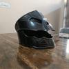 ALFA NAUTICAL Antique Blackened Demon Helmet 18 Gauge Steel Medieval Skull Demon Helmet view 3