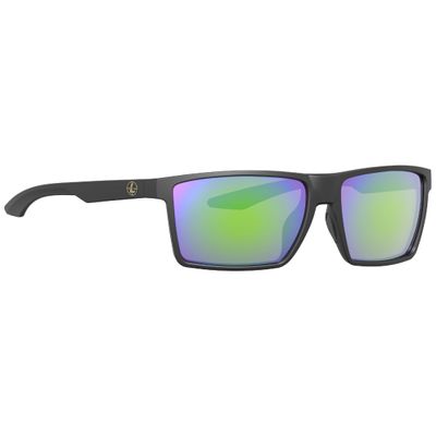 Leupold DeSoto Performance Eyewear with Matte Black Frames and Emerald Mirror Lenses