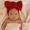 Band Bows Infants And Toddlers Oversized Bow Headband Children's Knitted Knotted Headband Baby (Beige, One Size) view 2