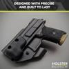 HolsterBuilder Raven Concealment Right Handed Wedge for IWB Holsters, Comfortable Tactical Black Pad with Mounting Hardware for Concealed Carry (Pack of 1) view 3