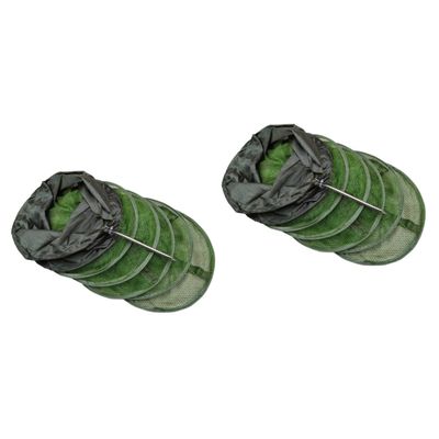 BESPORTBLE 2pcs Outdoor Fishing Net Ground Peg Design Mesh Fish Guard Net for Location and Control Fishing Netting