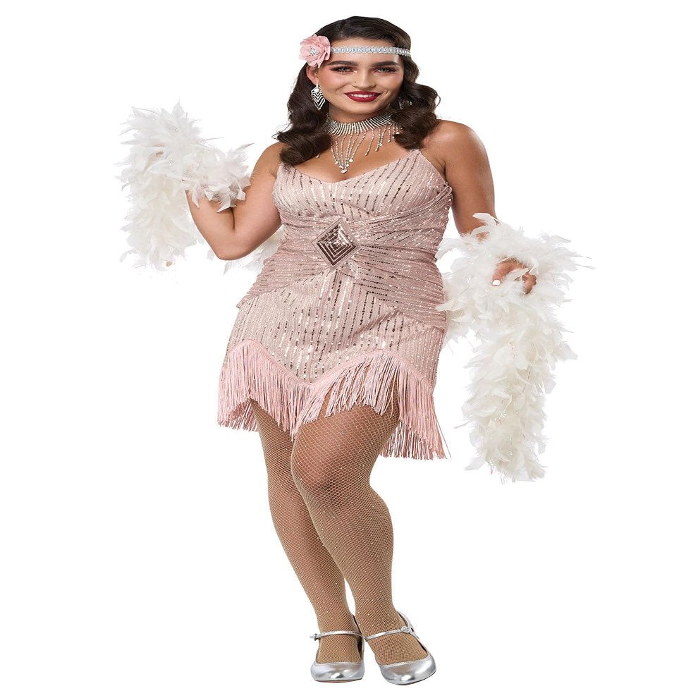 Flapper Bees Kness 1920's Womens Costume Large size 10-12