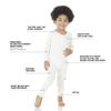 KicKee Print Coveralls with Zipper, Long Sleeve Footless Bodysuit, One-Piece Ultra Soft Sleepwear (Summer Sky Retro Game Controller - 6-9 Months) view 3