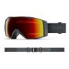 SMITH Unisex Adult I/O Snow Sport Goggle - Slate Frame | ChromaPop Sun Red Mirror Lens + Replacement Low Light Lens view 1