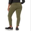 Briggs New York Women's High Rise Skinny Knit Ponte Pant, Olive, 12 view 2