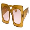 A.J. Morgan Eyewear Rectangular, Thick-Framed Sunglasses, Olive Green, 50