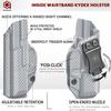 Amberide Sig P365 XMacro IWB Holster, Kydex-Boltaron Inside Waistband Fit P365 XMacro 9mm, Quick Draw, Secure Retention, 030 Cant view 4