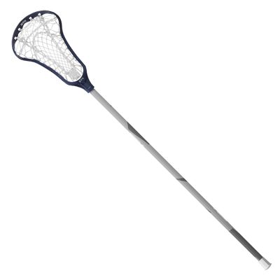 STX Lacrosse Women's Crux 400 Complete Stick with Crux Mesh 2 Pocket, Navy