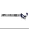 STX Lacrosse Women's Crux 400 Complete Stick with Crux Mesh 2 Pocket, Navy view 2