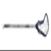 STX Lacrosse Women's Crux 400 Complete Stick with Crux Mesh 2 Pocket, Navy view 3